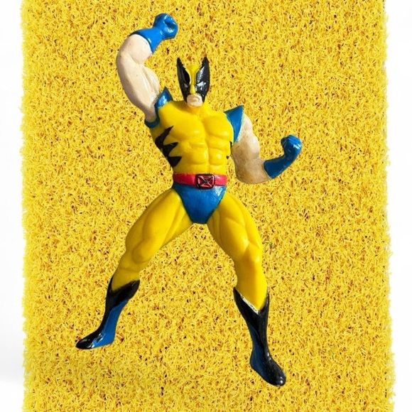Other - Wolverine Vintage Mini Figure - Yellow & Blue